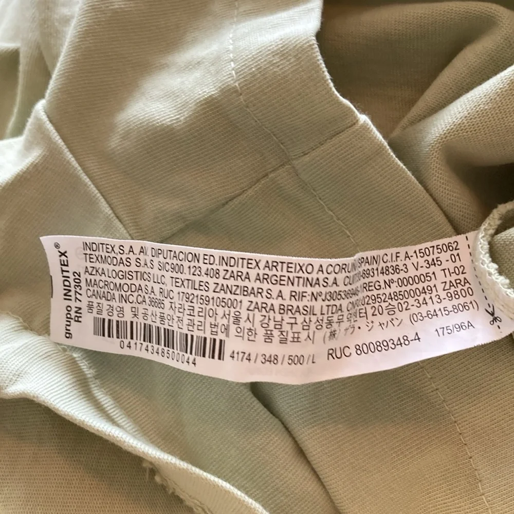 Zara Light Green Sleeveless Romper - Picture 8 of 13